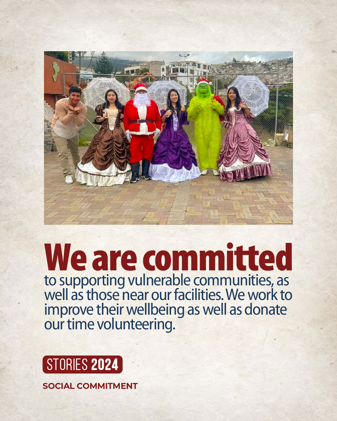 Our social responsibility in Ecuador