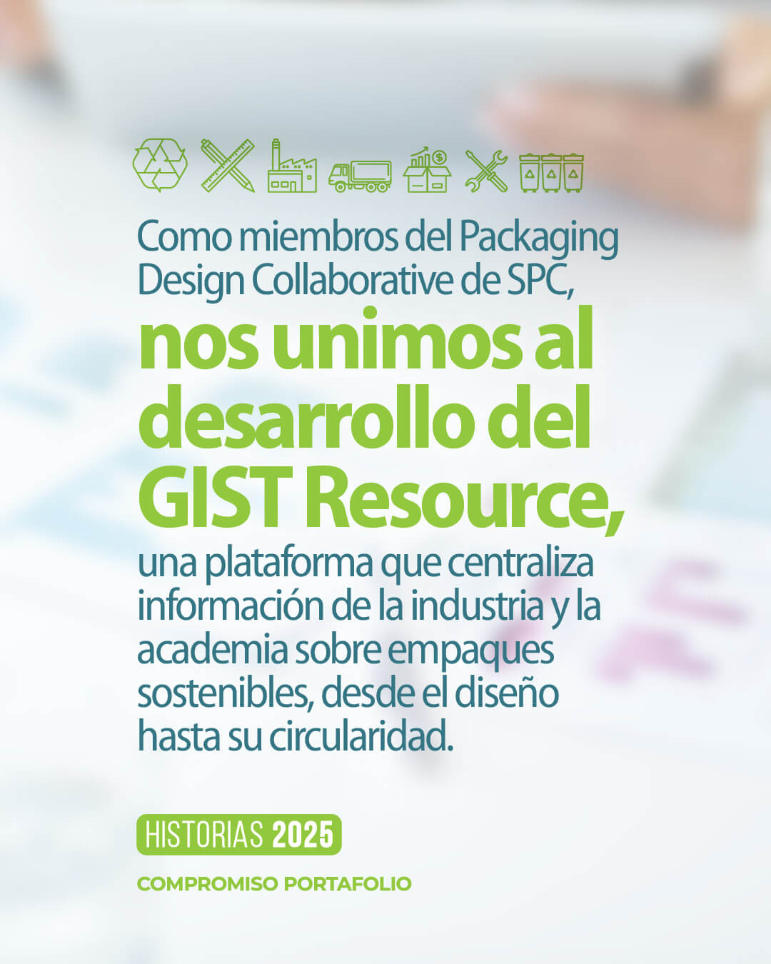 Una plataforma digital sobre empaques sostenibles