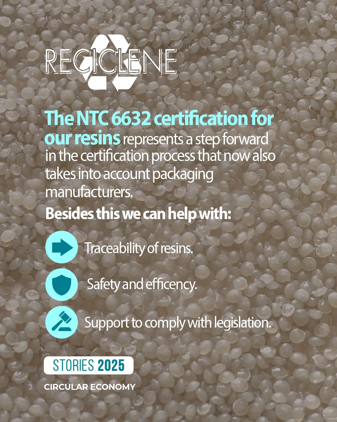 Our PCR resins are now in construction packaging