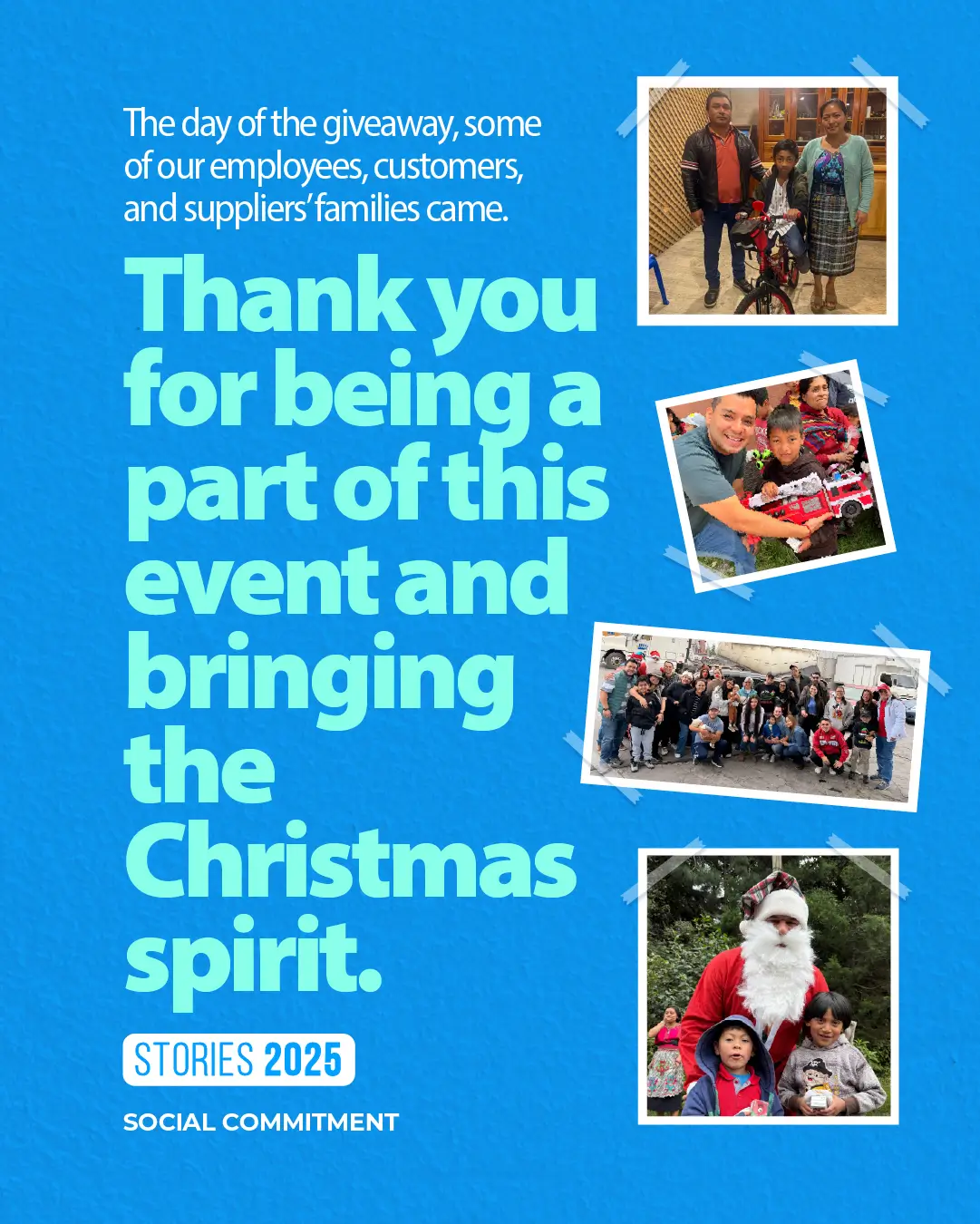 Technofilms volunteering team during a reforestation and environmental care day in Guatemala