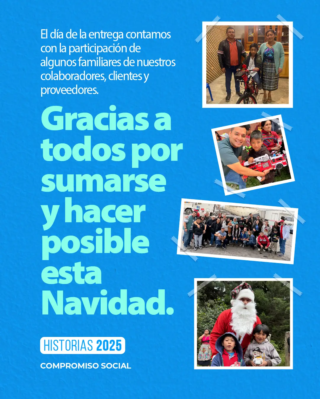 Equipo de voluntariado de Technofilms en jornada de reforestación y cuidado ambiental en Guatemala.