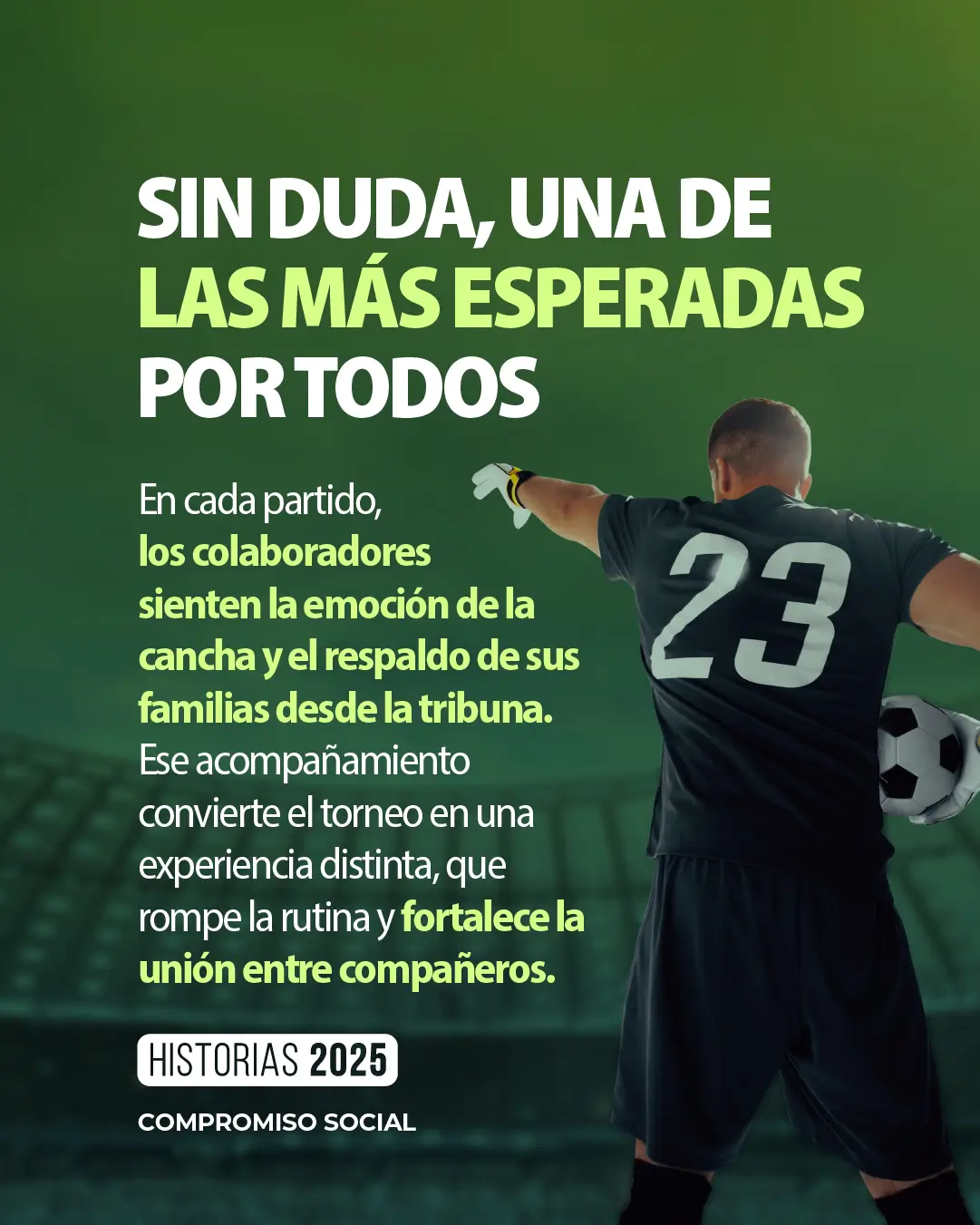 Destacando el respaldo de las familias y la unión entre compañeros durante el torneo.