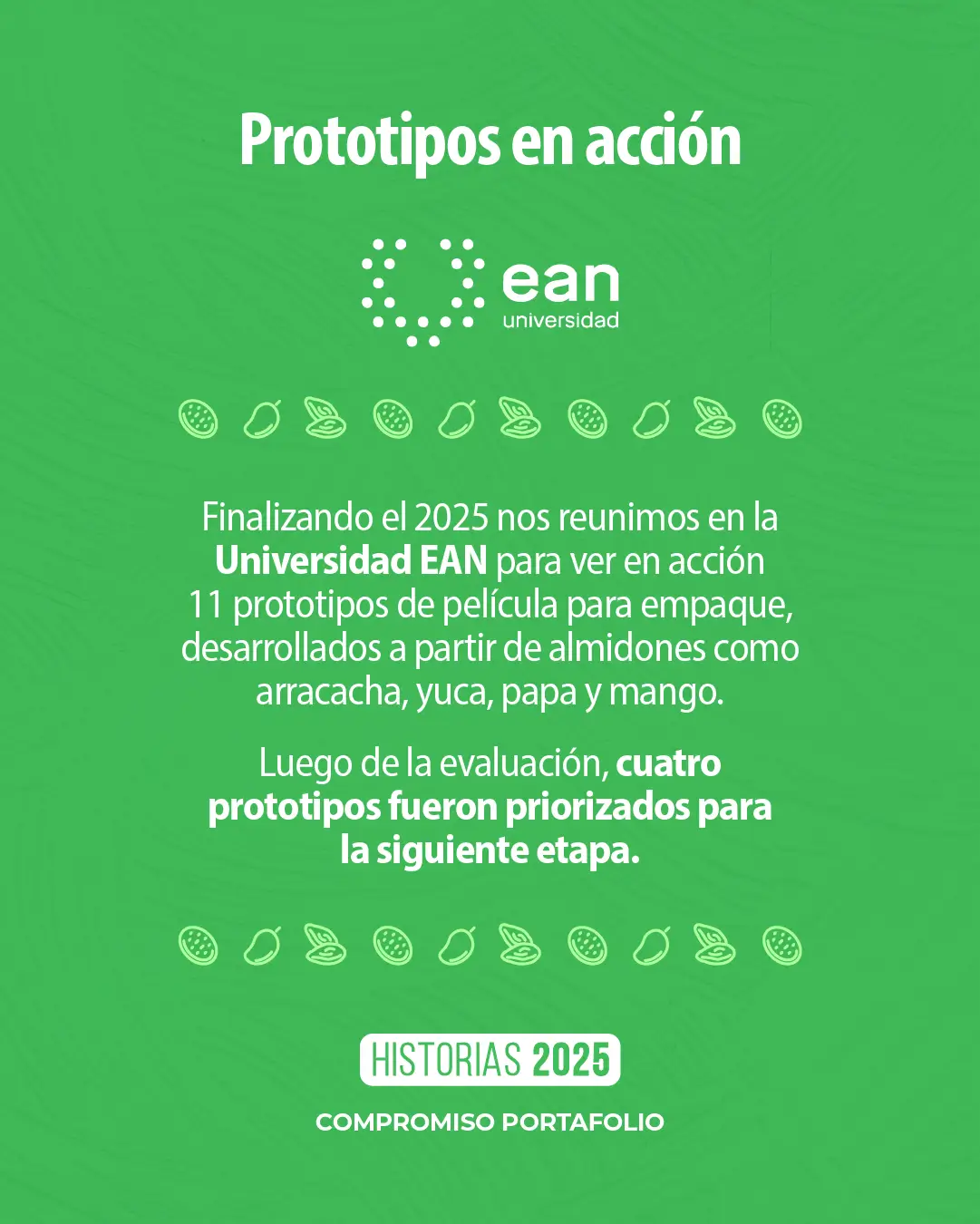 Primer plano que muestra la textura y características del nuevo material para empaques biobasados.