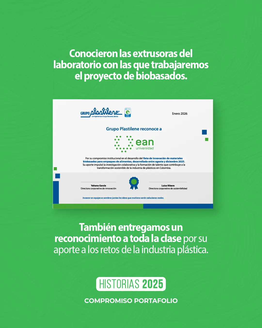 Empaques biobasados estudiantes de ingeniaría química EAN - 3