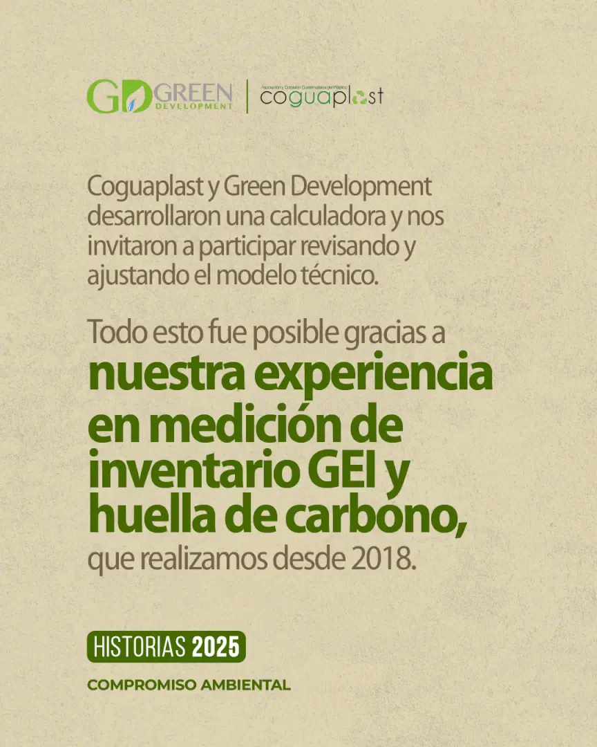 Medición de huella de carbono con datos basados en ciencia por Grupo Plastilene