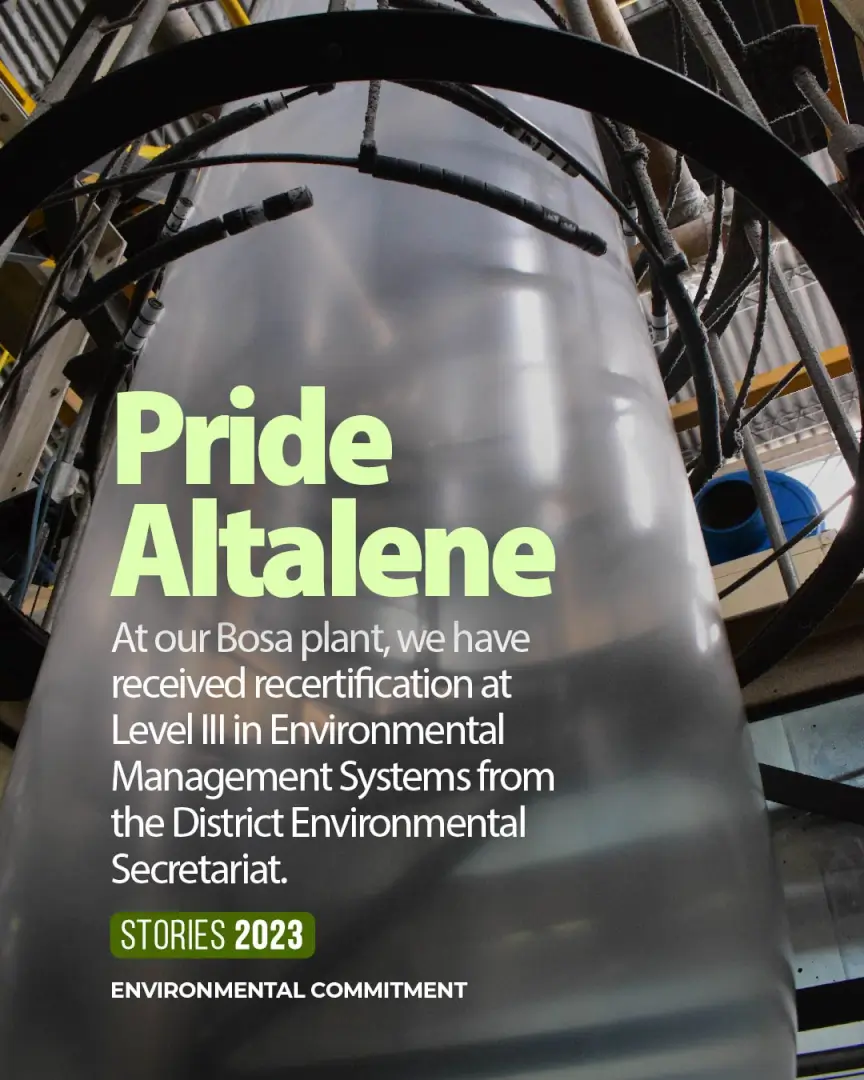 Altalene plant's Level III environmental recertification, Plastilene Group