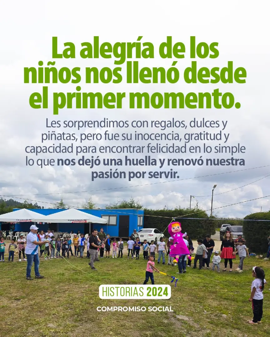 Actividades por el bienestar de la niñez de la Aldea Chirijuyú