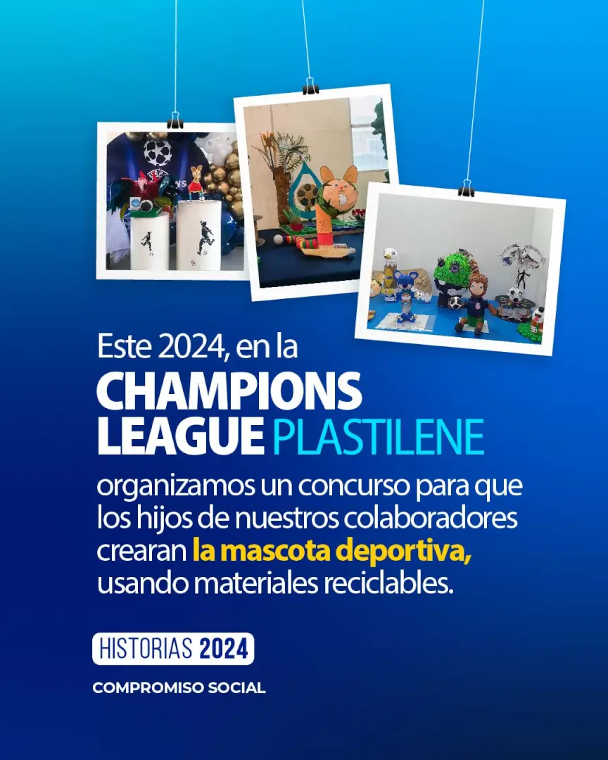 Concurso de Mascota Deportiva con material reciclado de Grupo Plastilene