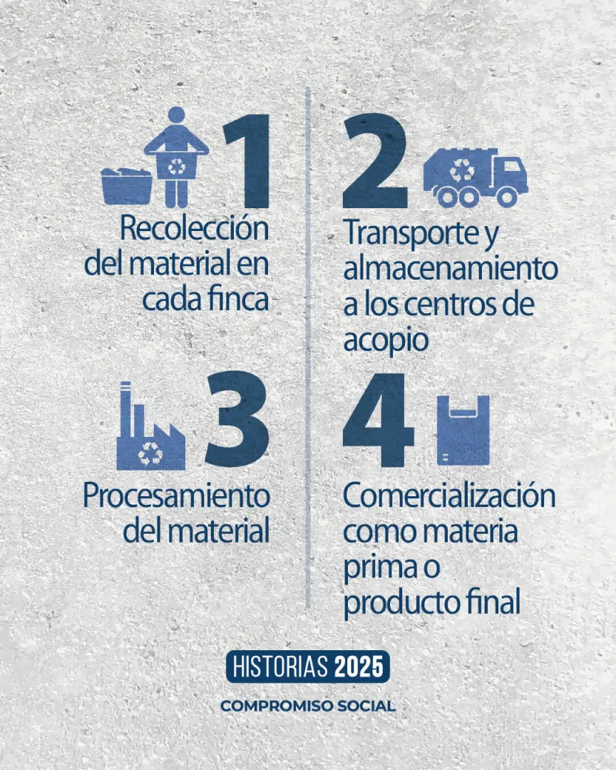 Economía circular del plástico agrícola en Ecuador con Grupo Plastilene