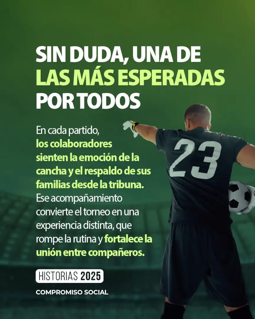 Destacando el respaldo de las familias y la unión entre compañeros durante el torneo.