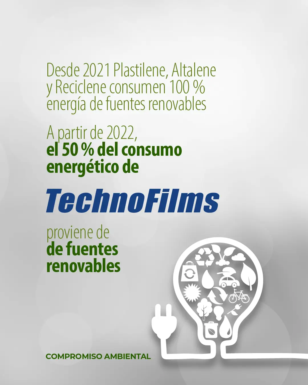 Uso de energías renovables en las operaciones de Grupo Plastilene