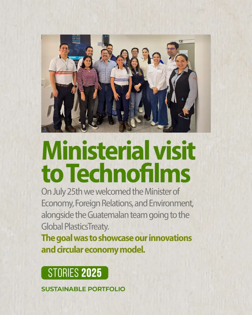 Ministerial and Global Plastics Treaty representatives visiting Technofilms