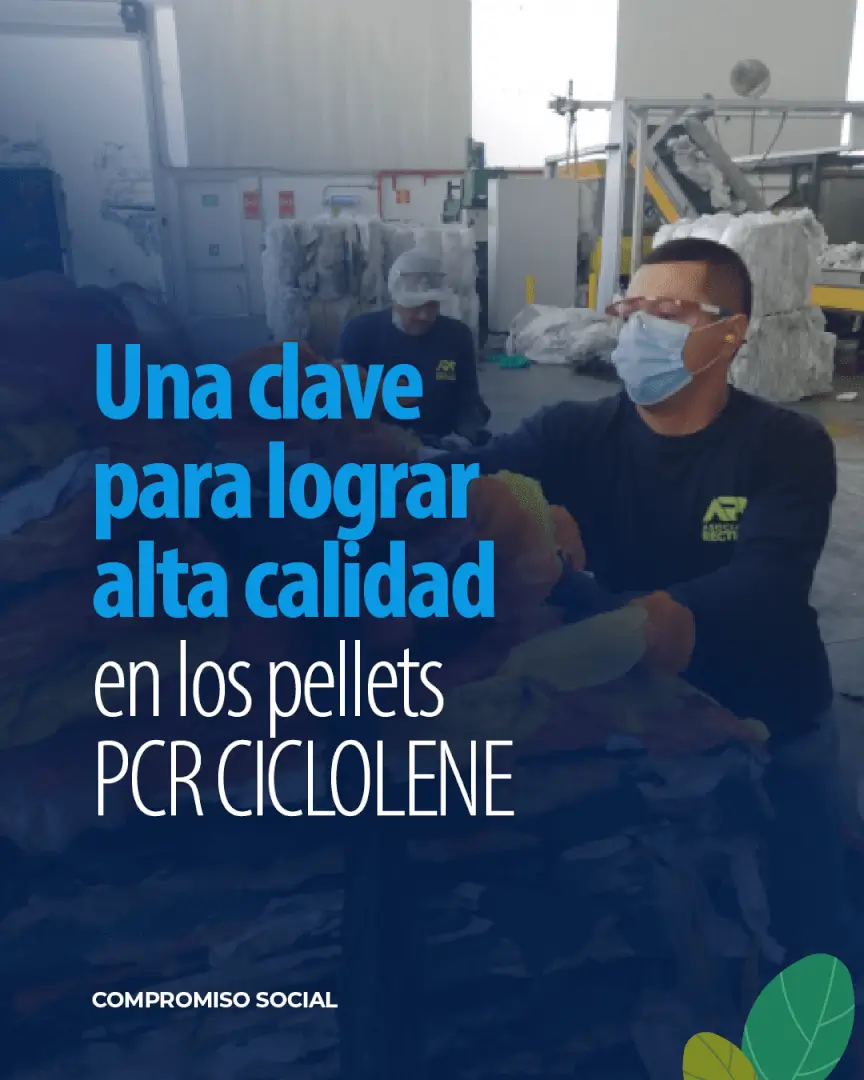 Pellets PCR Ciclolene de alta calidad de Grupo Plastilene