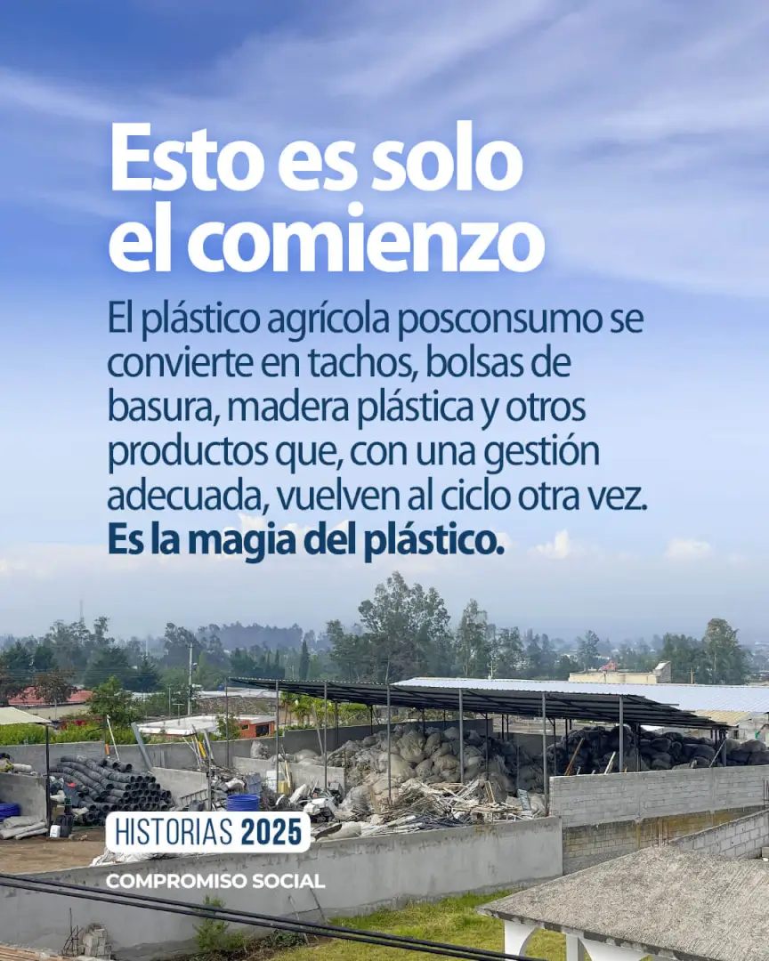 Cierre del ciclo del plástico agrícola en Ecuador