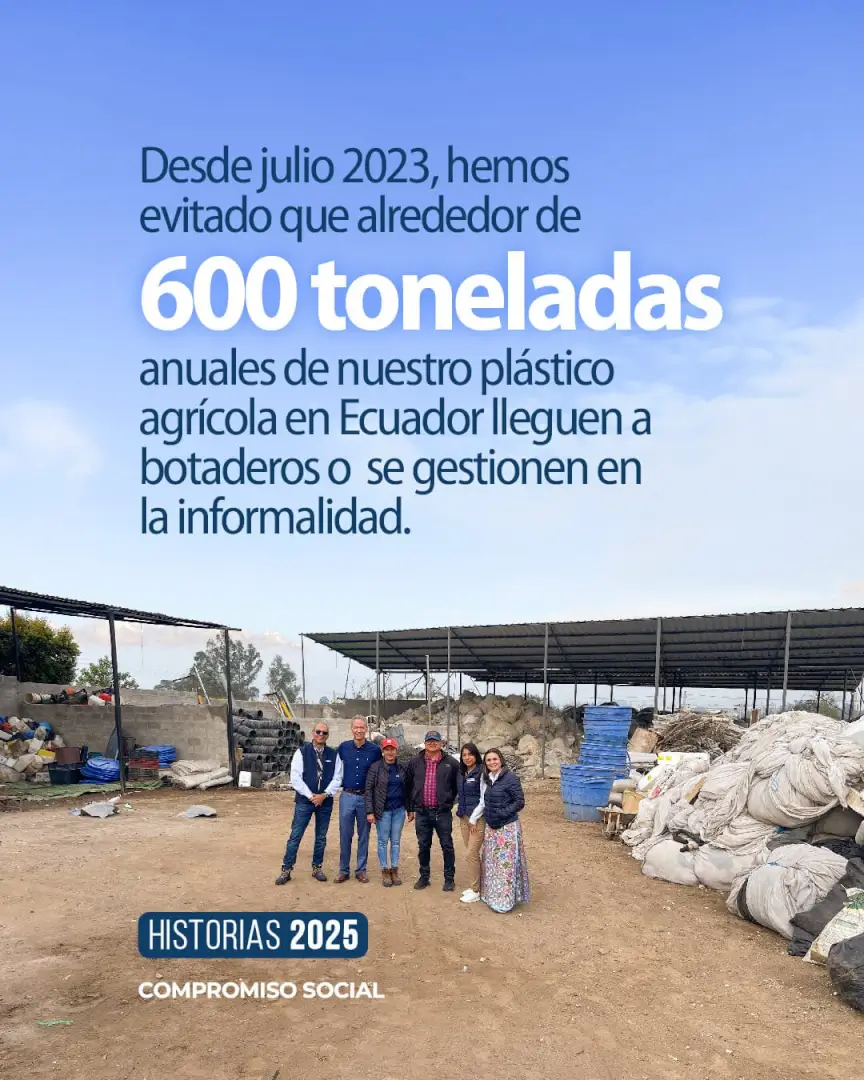 Ruta circular del plástico agrícola en Ecuador de Grupo Plastilene