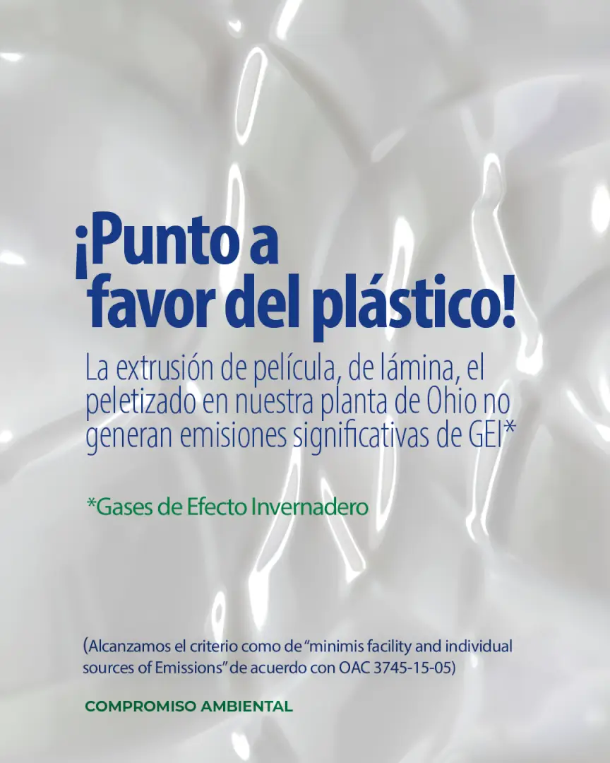 Plastilene INC. exenta de permiso ambiental por el bajo impacto de sus operaciones