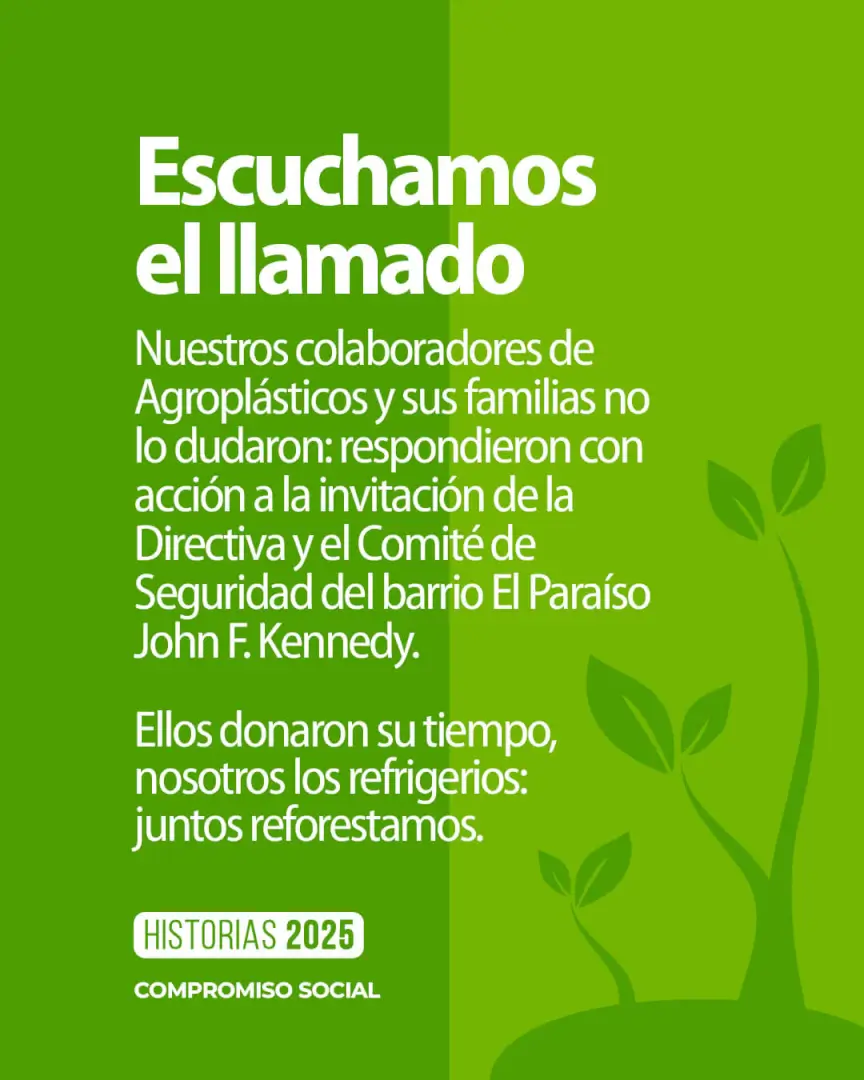 Jornada de reforestación comunitaria en Ecuador con Grupo Plastilene