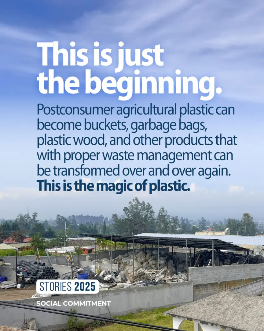 Closing the loop of agricultural plastic in Ecuador