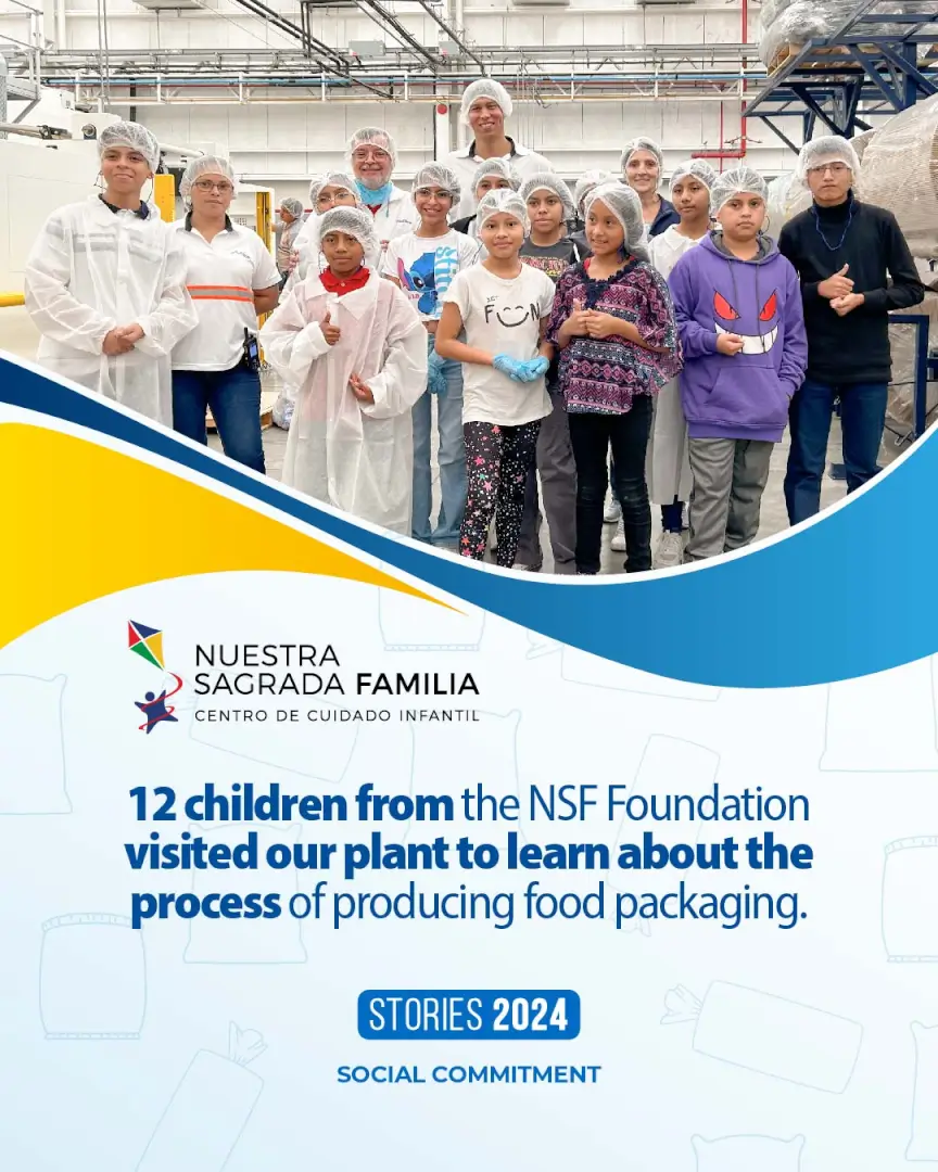 Technofilms welcoming the children of Nuestra Sagrada Familia (NSF)