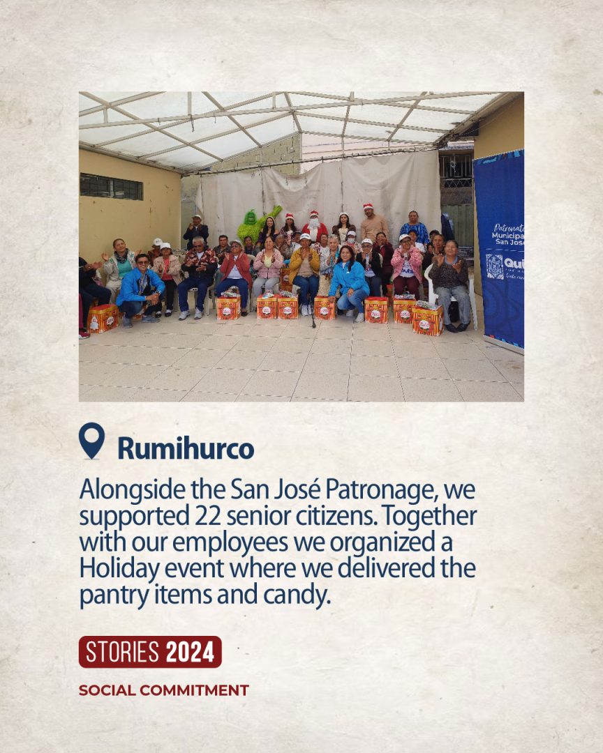 Our social responsibility in Ecuador